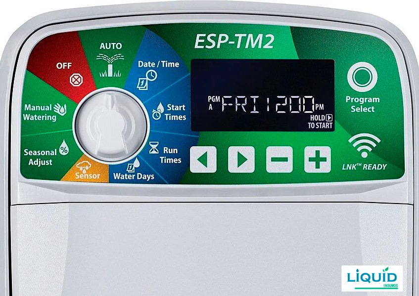 Programador Rain Bird ESP-TM2 Interior Display